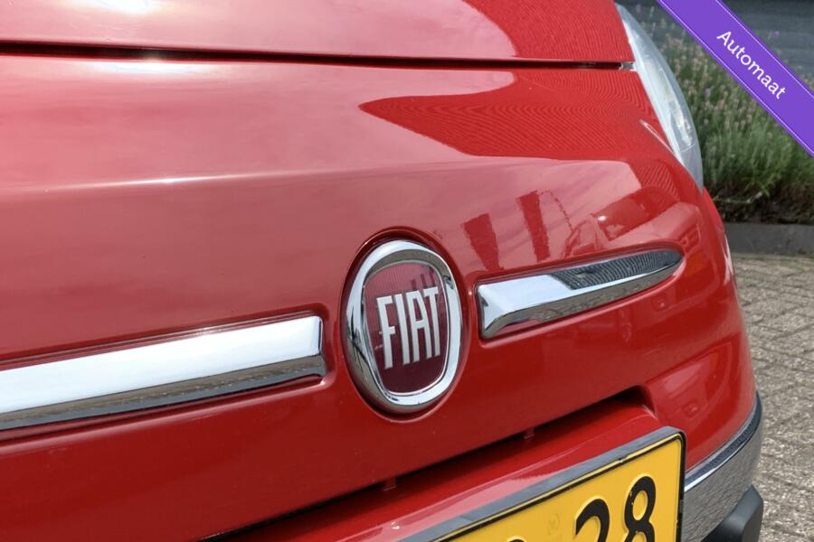Fiat 500 0.9 TwinAir Turbo Lounge BJ `15 NAP NL PANO NAVI ELEKPAKKET !!