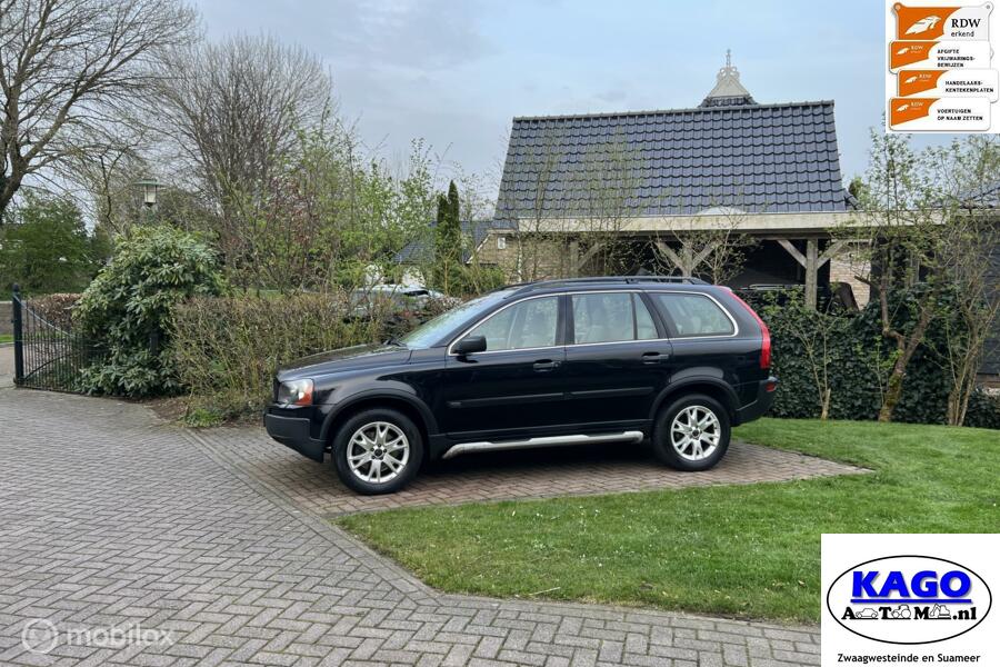 Volvo XC90 2.5 T Exclusive bj 2004 7 persoons. Youngtimer.