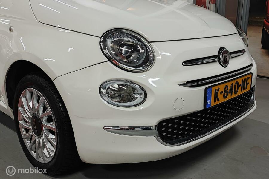 Fiat 500 1.2 CABRIOLET BJ 2020! LED NAVI CRUISE CLIMATE CONTROL DAB+  BLEUTOOTH VELGEN PDC VEEL OPTIES