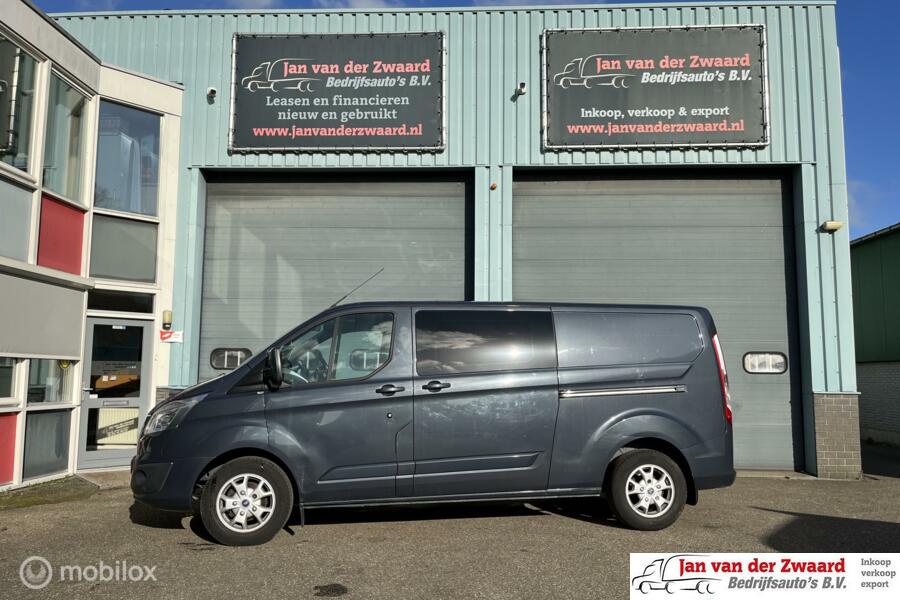 Ford Transit Custom  2.2 TDCI  Limited Dubbele cabine Airco 2 x schuifdeur