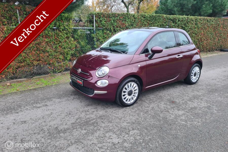 Fiat 500 1.2 Lounge GEEN IMPORT Navi Pano Pdc Cruise