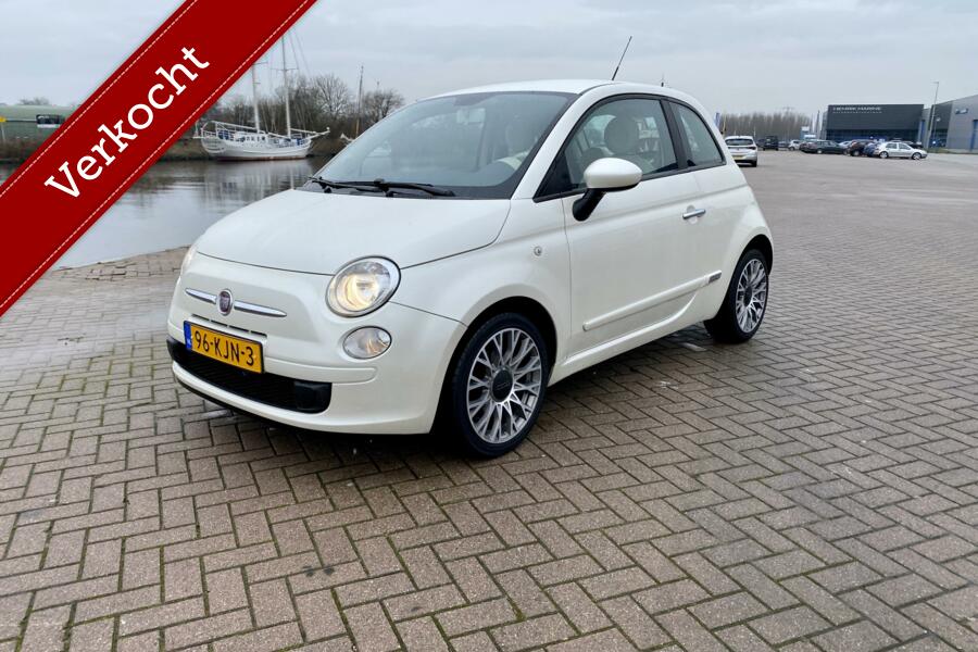 Fiat 500 1.2 Pop 2009, Automaat, parelmoer, airco, abarth 16inch