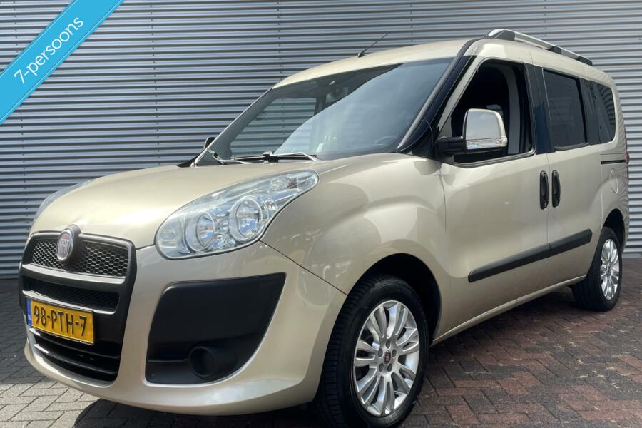 Fiat Doblo 1.4 Dynamic 7 persoons airco cruise navi Mp3 Aux 2011 NL Auto