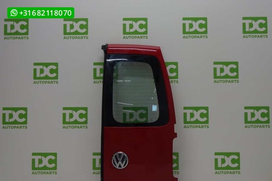 Volkswagen Caddy ('03-'10) Achterdeur rechts met ruit rood