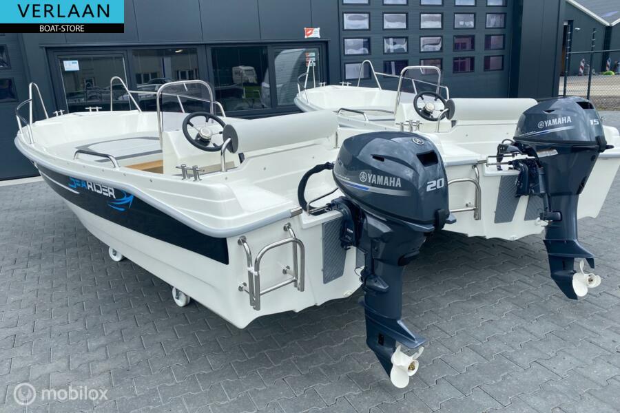 Searider 450 Splash consoleboot / 15 pk Mercury / Nieuw / Direct leverbaar / Evt met trailer
