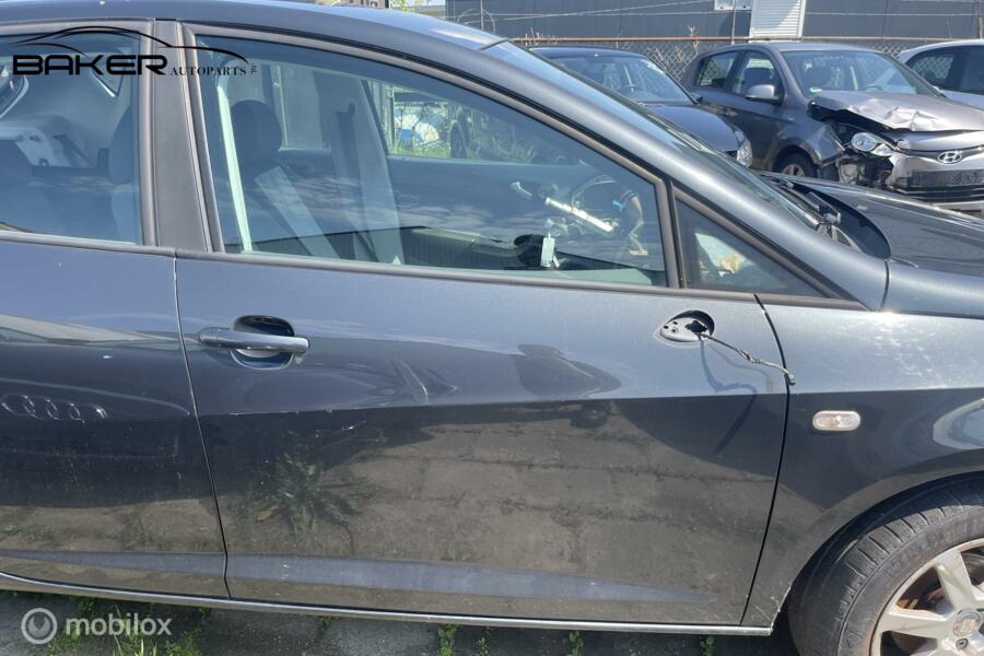 Portier rechtsvoor grijs 5-deurs Seat Ibiza 6J ('08-'17)