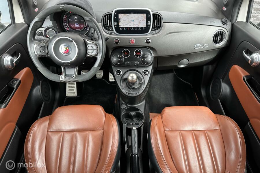Fiat Abarth 595C Competizione Navi PDC Alcantara Carbon Leer