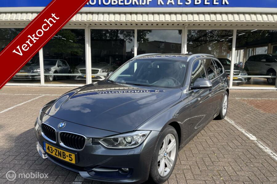 BMW 3-serie Touring 320i High Executive Automaat! leer, Rode stiksel!