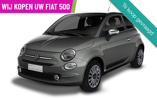 Fiat 500 1.2 te koop gevraagd!