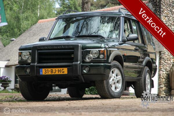 VERKOCHT Land Rover Discovery 2.5 Td5 Groen Grijs Kenteken