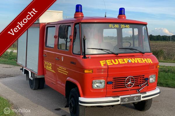 Verkocht Mercedes 608D Brandweer camper   Bus  54 D KM