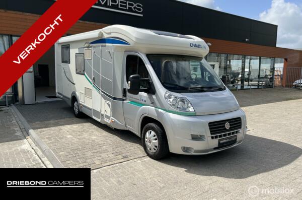 Chausson Welcome 78 EB Queensbed Luifel Panorama Zeer Mooi