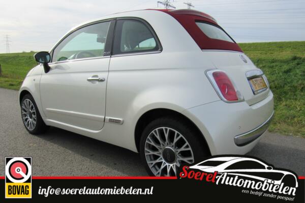Fiat 500c 0.9 ,cabrio, TwinAir Lounge, airco leer, NL auto