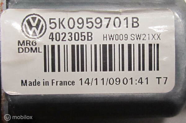 Raammotor linksvoor 5-deurs Volkswagen Golf VI 2.0 GTI