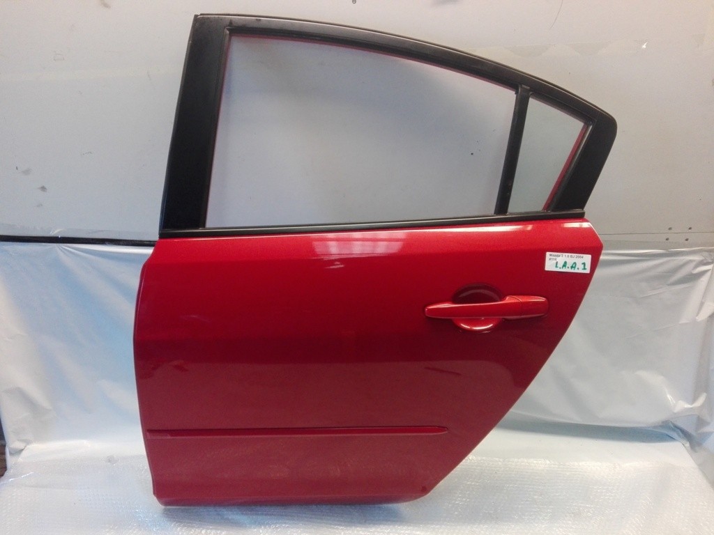 Portier Mazda 3 I ('03-'09) links achter velocity red rood