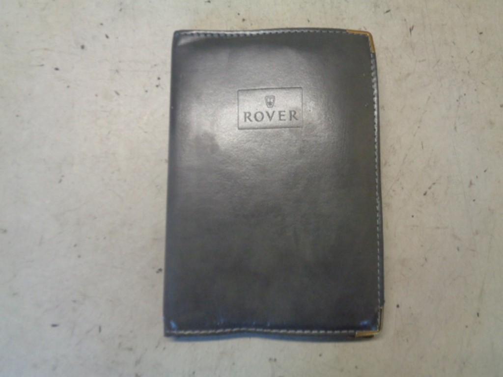 Instructie boekje Rover 600 620 i ('93-'99)