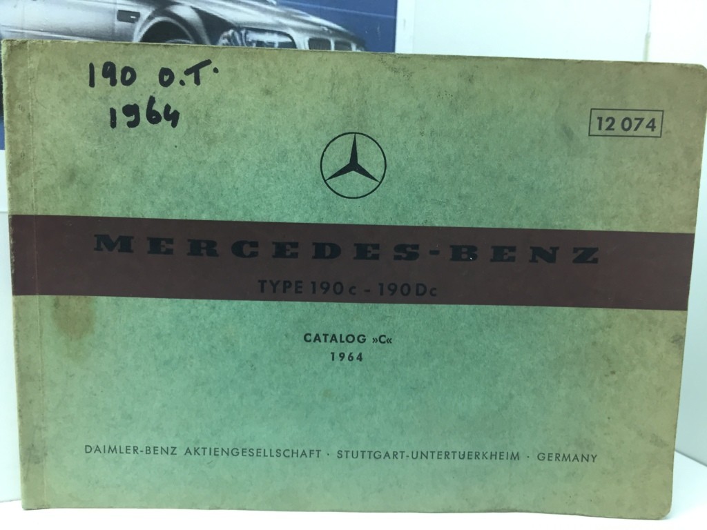 Instructieboekje origineel Mercedes W110 1962 / 1967