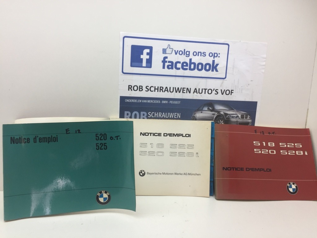 Instructieboekje origineel BMW 5-serie E12 ('74-'81)