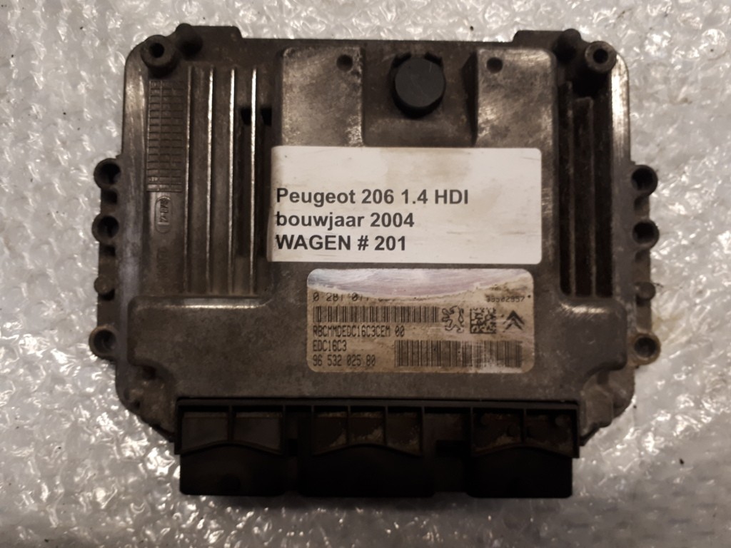 ECUmodule Peugeot 206 1.4 HDI 98-09 8hx (dv4td) 8hz (dv4td)