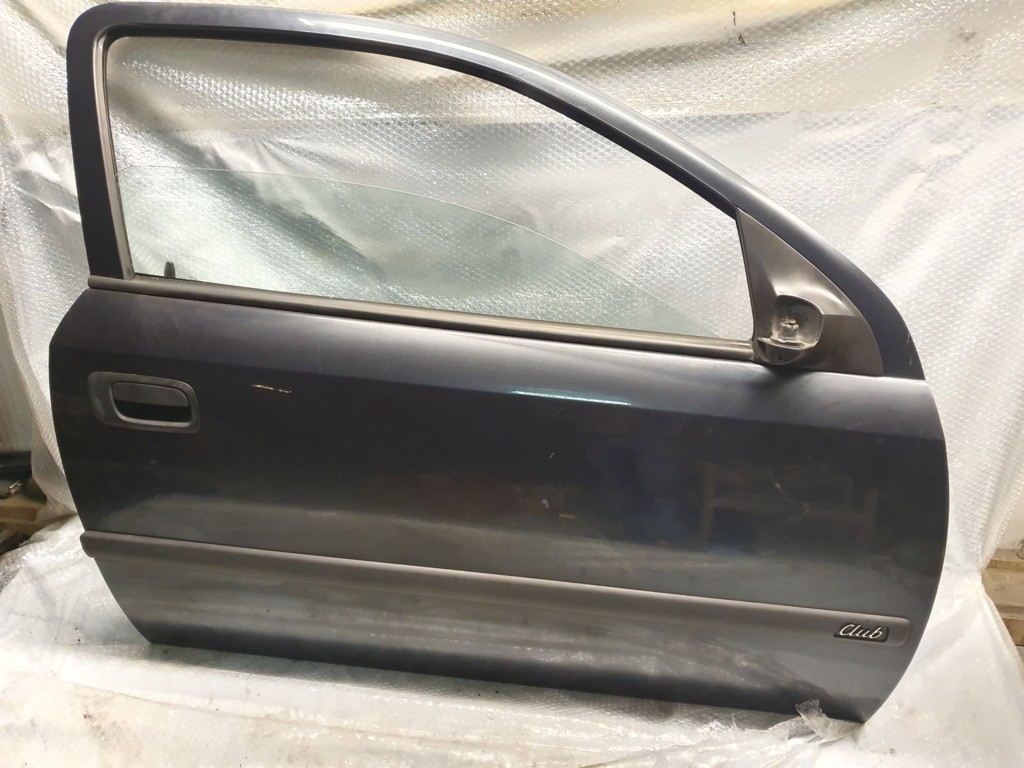 Portier Opel Astra G 1.6 GL ('98-'04) rechtsvoor zwart 3-D