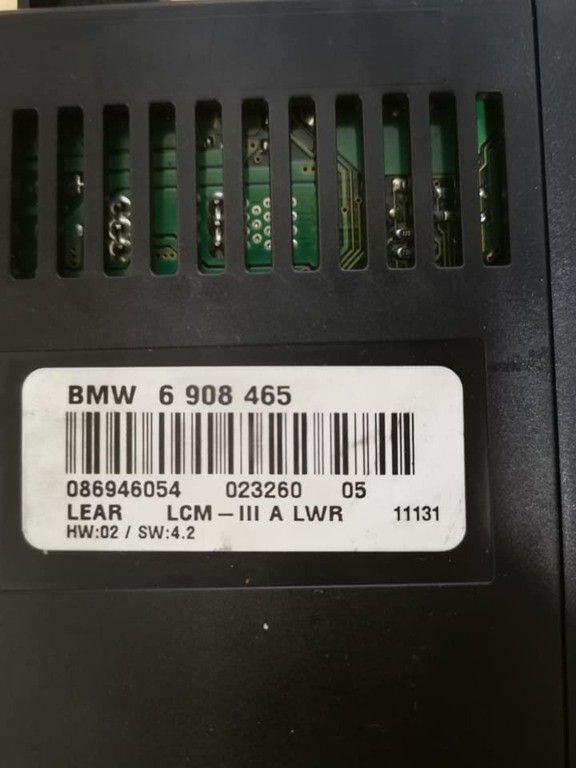 Licht control module BMW E38 E39 E53 Facelift 61356908465