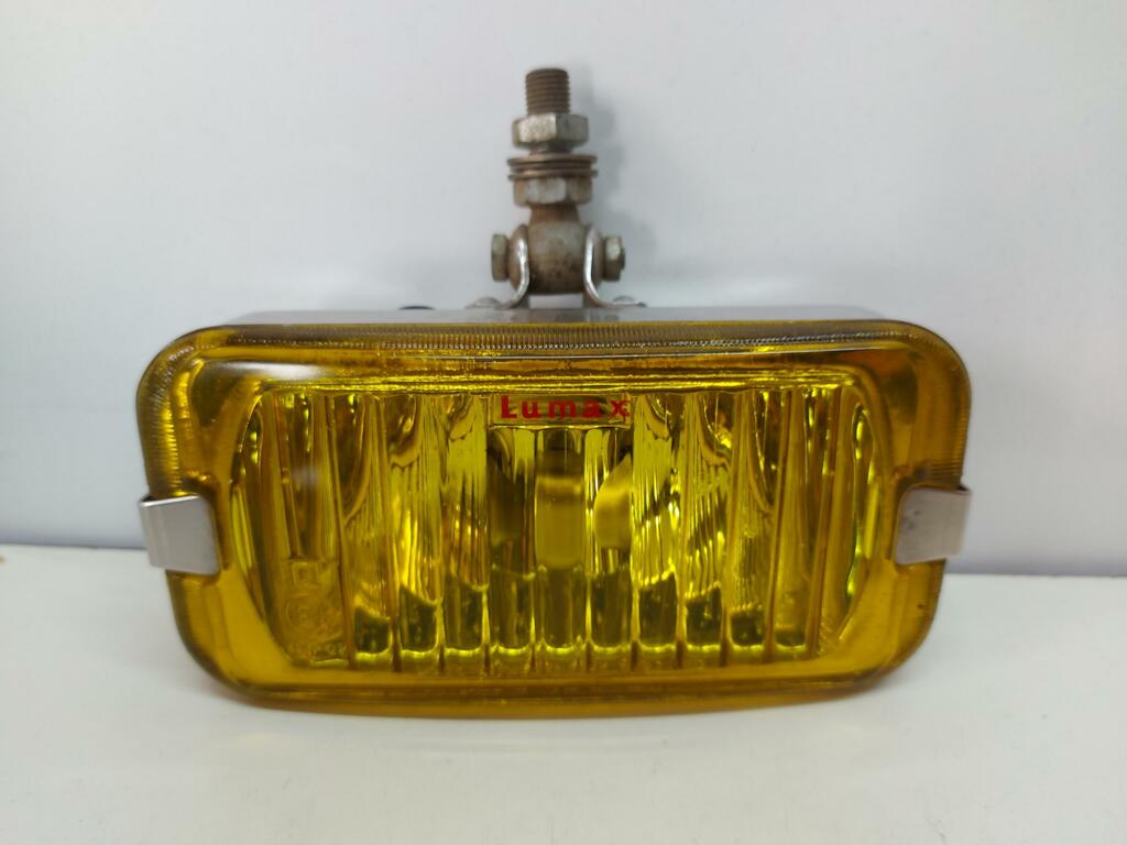Schitterende vintage Lumax verstraler met geel glas