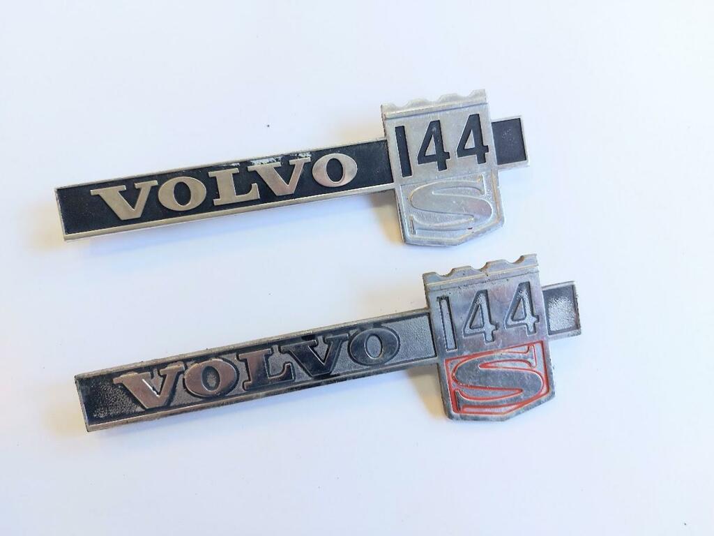 Set spatbord emblemen Volvo 144S 144 S 140