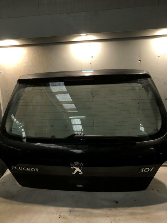 Achterklep Peugeot 307 1.6-16V XR ('01-'07) zwart