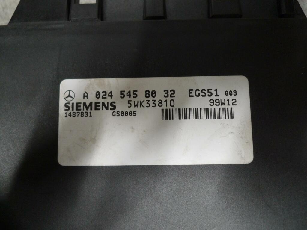 Stuurapparaat automaatbak EGS51 Mercedes A0245458032 EGS51 5WK33810