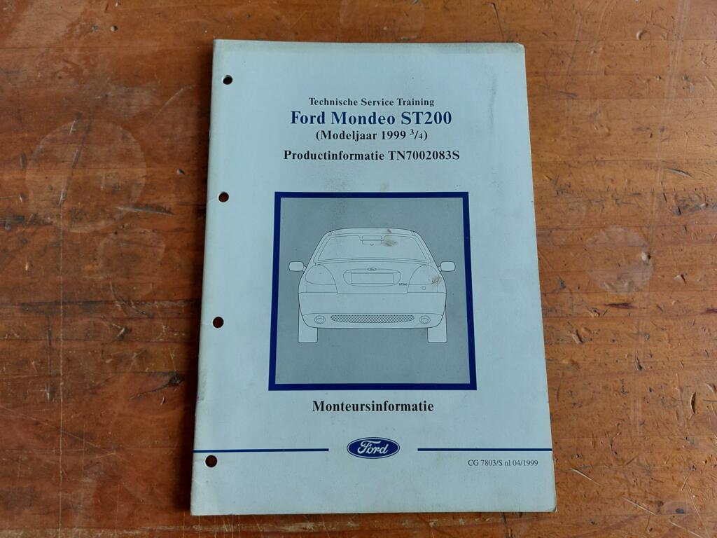 Ford mondeo ST200 technische service training