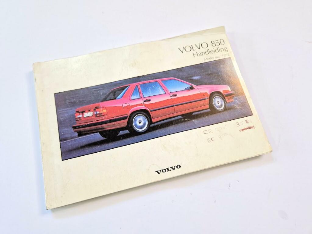 Instructieboekje nederlands Volvo 850 1992
