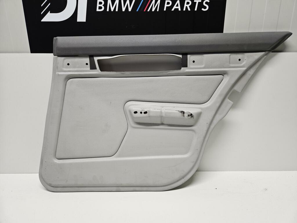 Deurpaneel rechtsachter leder grijs BMW 5-serie E34