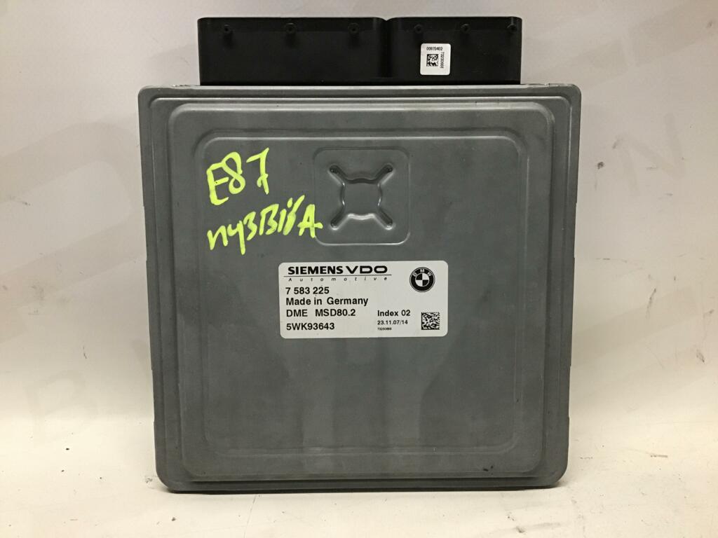 Computer motormanagement n43b16a BMW 1-serie E87 7583225