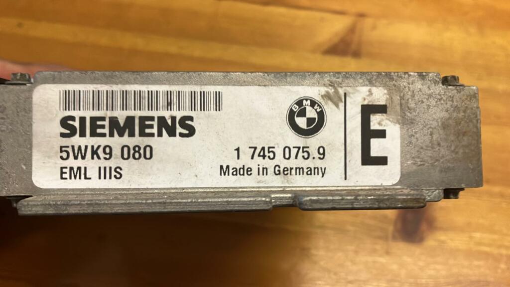 DME module siemens BMW 7-serie E38 750i 12711745075