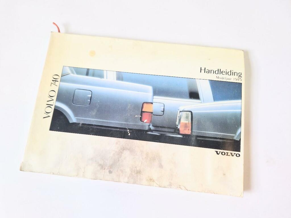 Instructieboekje Volvo 740 1989