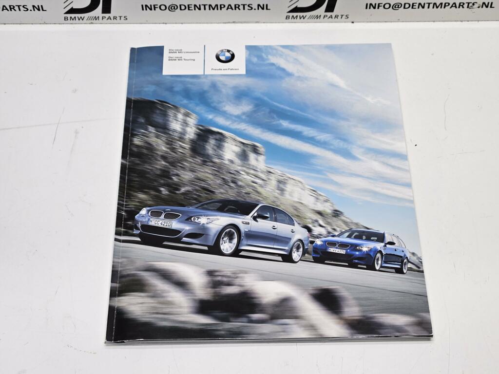 Folder BMW M5 E60 M5 E61 prijslijst indivudual