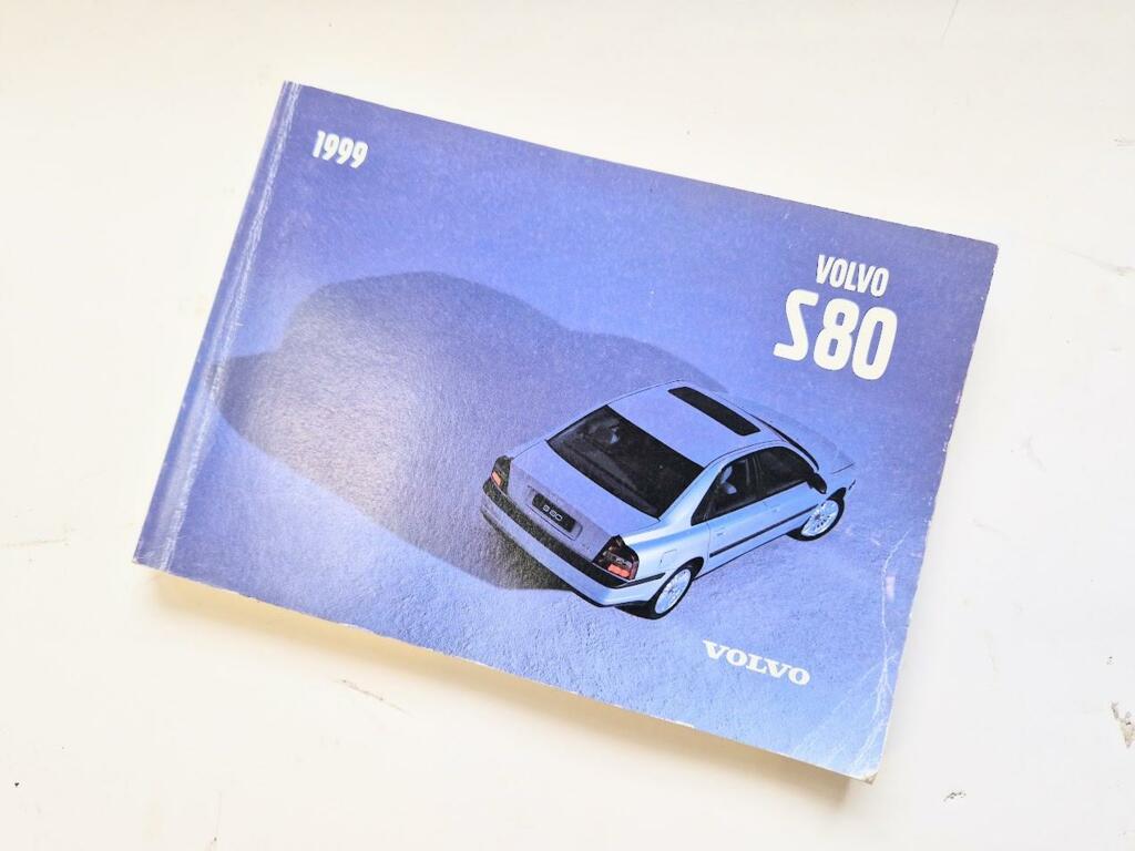 Instructie boekje Volvo S80 I 2.5T ('98-'06)