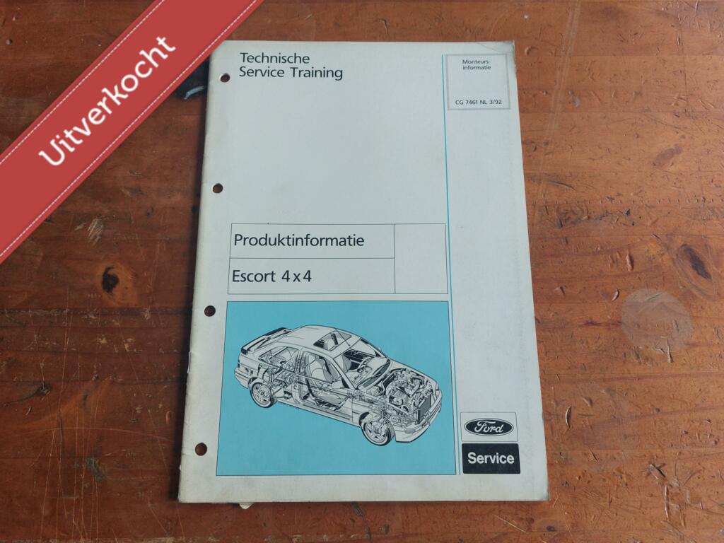 Ford sierra dohc 4x4 productinformatie en training