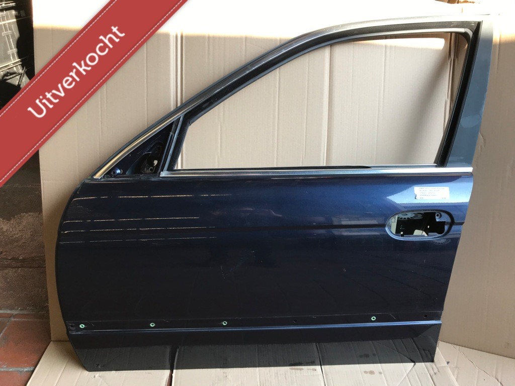 Voordeurlinks met ruit orientblauw BMW 5-serie E39 (95-'03)
